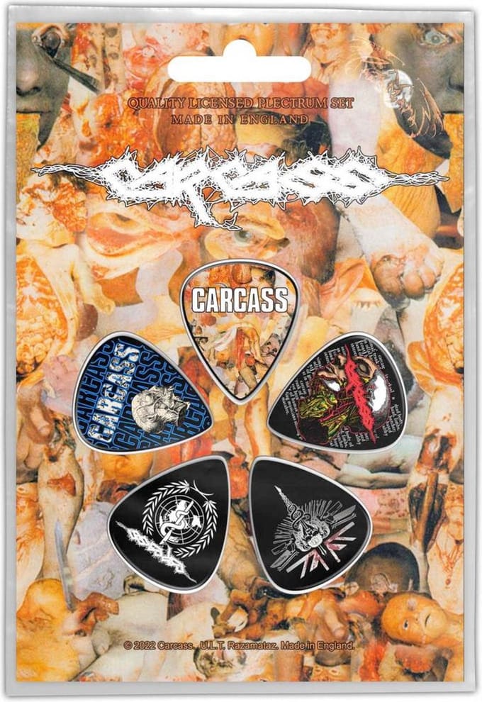 Carcass - I Reek Of Putrefaction Plectrum - Set van 5 - Multicolours