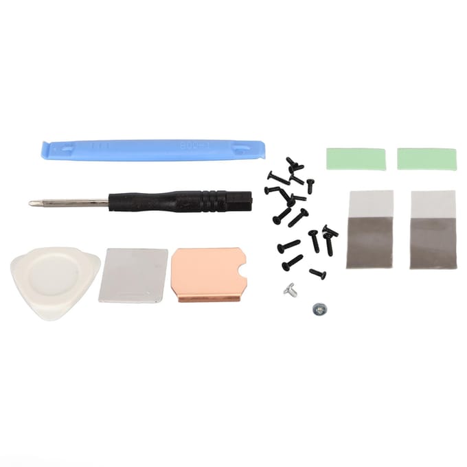 voor Steam Deck SSD Heatsink Thermal Pad M.2 2230 NVME SSD Koperen Koellichaam Koeling Thermische Pasta white