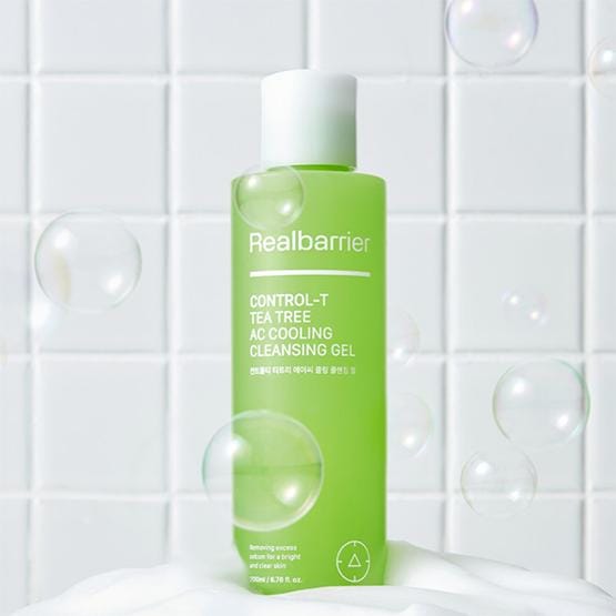 [Real Barrier] Control-T Tea Tree AC Cooling Cleansing Gel 200ml beige