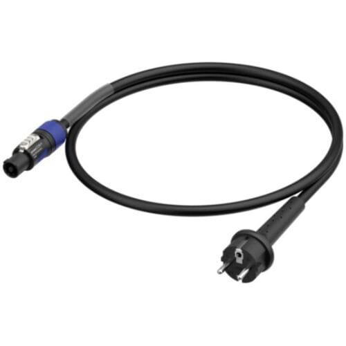 Neutrik 1036420 Aansluitkabel Stroom Zwart 1.5 m