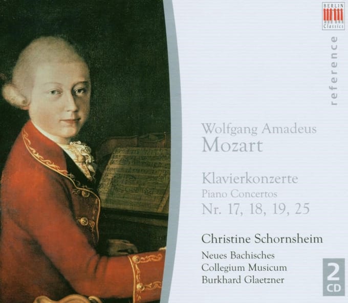 Christine Schornsheim - Mozart: Klavierkonzerte Nr.17,18,19,25 (2 CD)