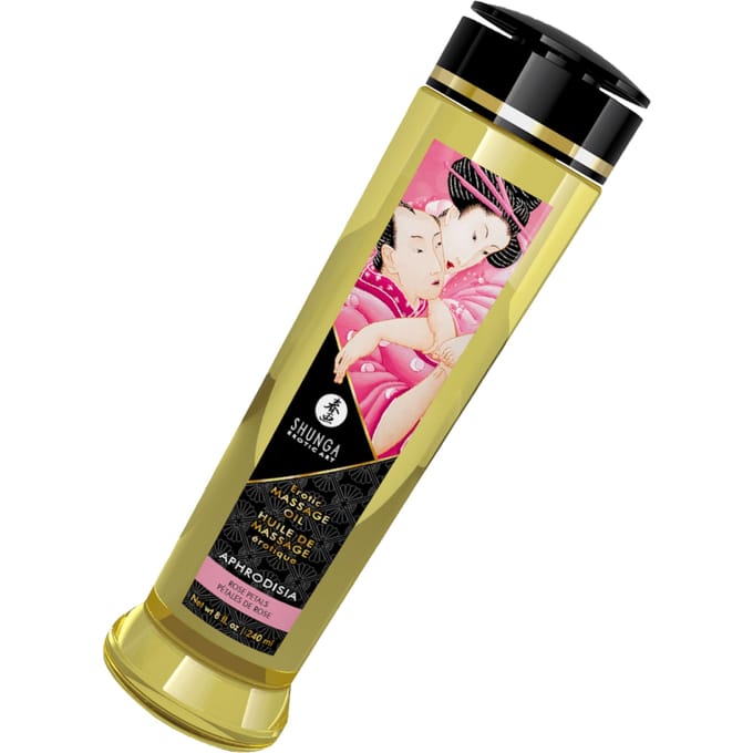 Shunga - Organica Massage Olie Roses - 240 ml