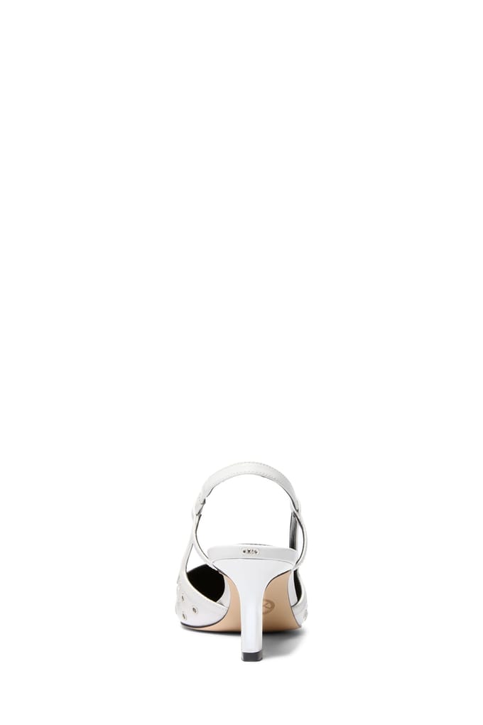 Michael Kors Alora Mid Sling Optic White Taglia: 37 | Tacchi Alti Outlet | Donna | Bianco