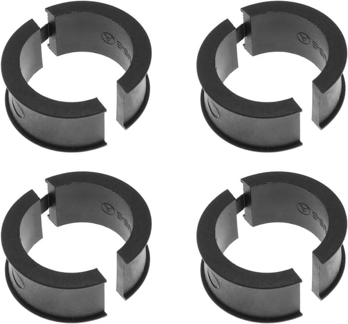 Fiets Stuur Extender - Stuur Shim - Montage Accessoires - Conversie Diameter - 4 Stuks - Zwart