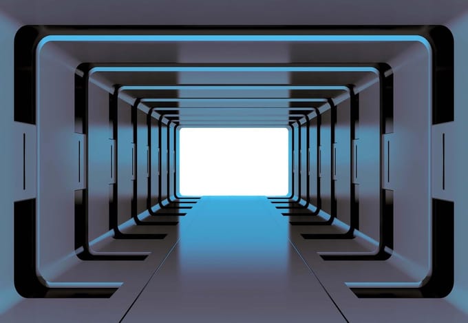 Fotobehang Space Science Fiction Modern | XL - 208cm x 146cm | 130g/m2 Vlies