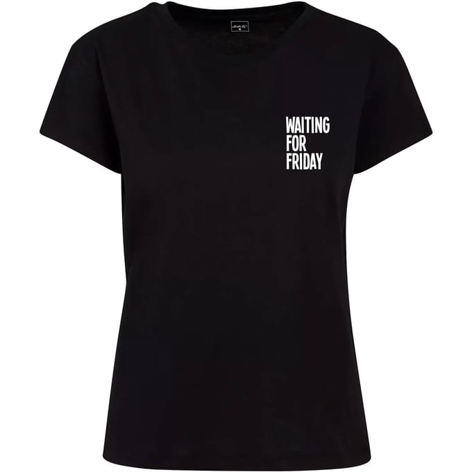 Mister Tee - Waiting For Friday Box Dames Tshirt - 5XL - Zwart