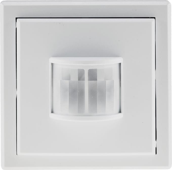 Inbouw Bewegingssensor voor binnen IP20 - Bewegingsmelder met detectiehoek 160° - Bewegingsdetector op batterijen - Wit