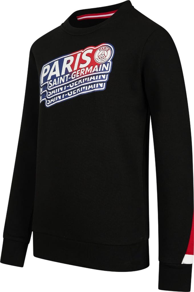 PSG 'Paris' sweater voor kinderen - maat 128 - zwart - Unisex - trui