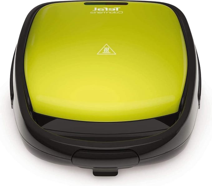Wafelijzer Snack Time - Wafelmaker Panini Maker - Snacks Maken - Verwisselbare Platen - Compact - Zwart