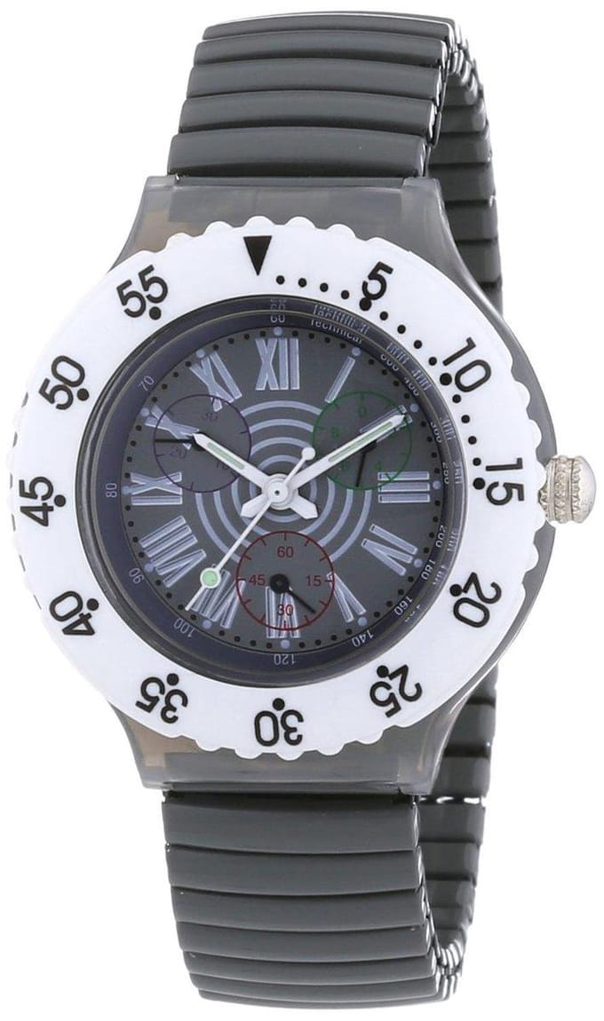 SCENE SCE-2010-88 Horloge - Staal - Grijs - Ø 38 mm