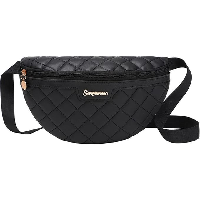 Nieuwe Geborduurde Heuptas Dames Tas Geborduurde Tas Grote Capaciteit Dames Borsttas black
