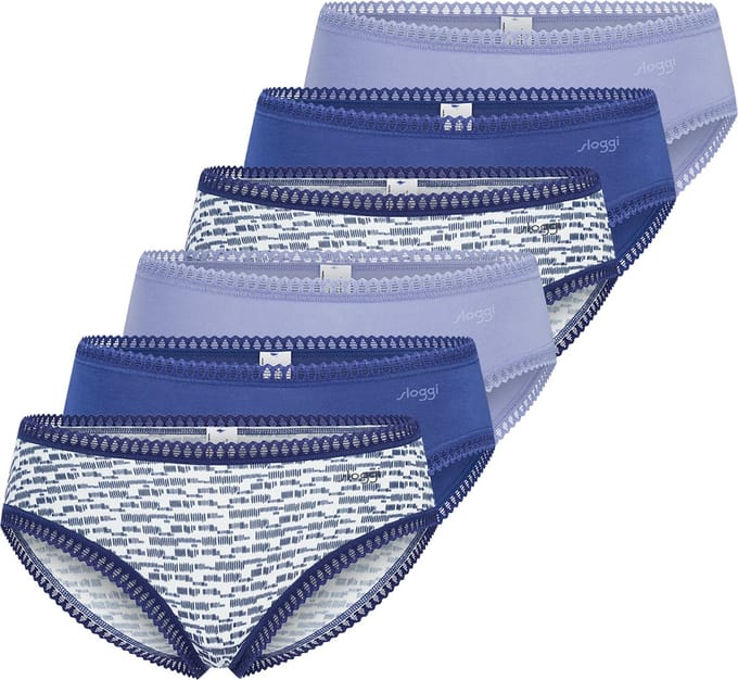 sloggi Dames hipster slip 6 pack GO Crush