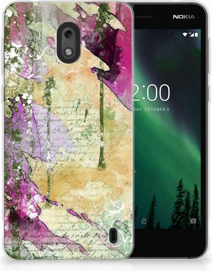 Hoesje maken Nokia 2 Letter Painting