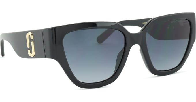 Marc Jacobs Cat Eye Dames Zwart Donkergrijs Gradiënt MARC 724/S