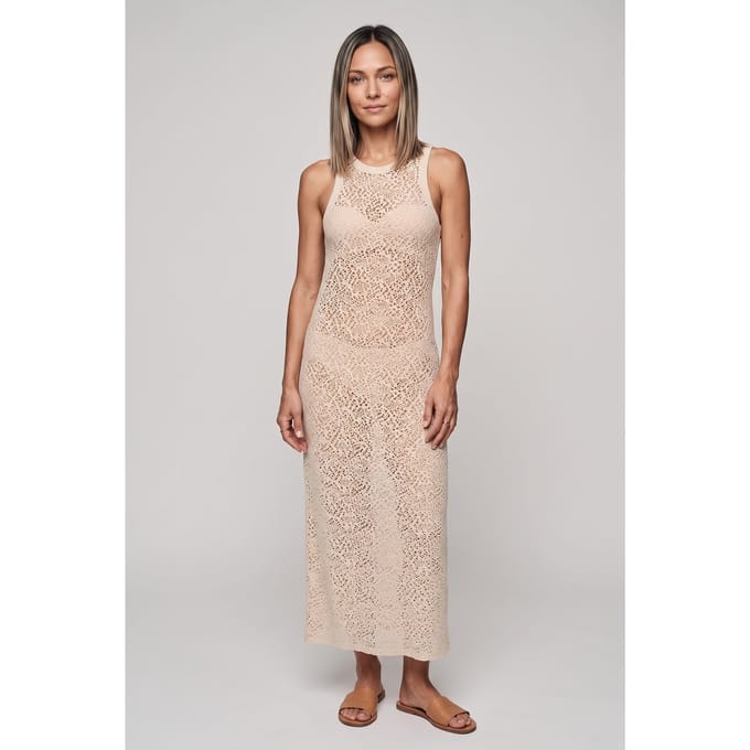 ARKET Press Merrick Lace Dress Beige Taglia: M | Maxi abiti Outlet | Donna | Marrone