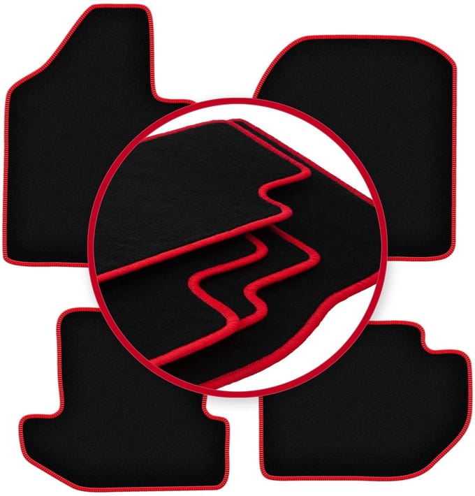 CARLUX-RED automatten voor: Suzuki Samurai off-road (1981-1998)
