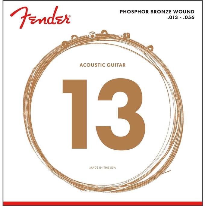 Fender 60M Phosphor Bronze Snaren voor Akoestische Gitaar (13-56)