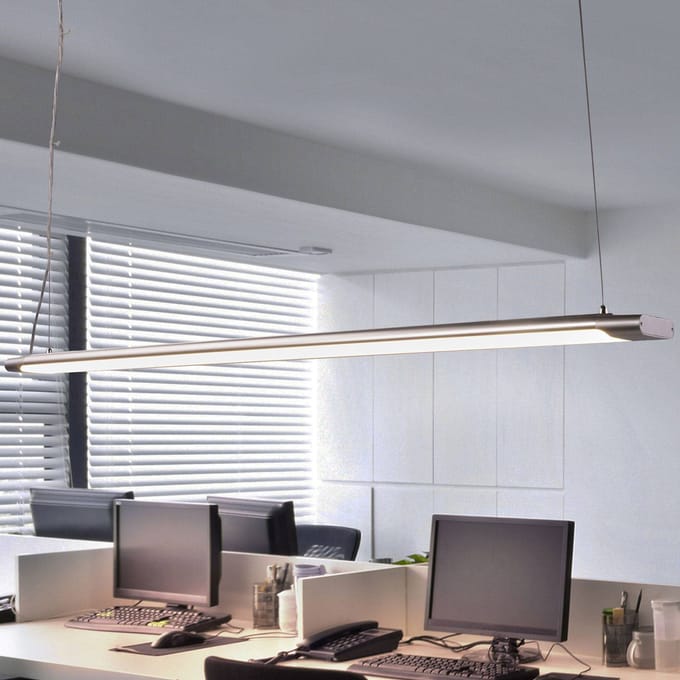Arcchio - Hanglampen - 1licht - Polycarbonaat, aluminium - H: 2.8 cm - wit, zilver - Inclusief lichtbron