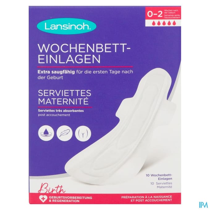Lansinoh Kraamverband 0-2 Weken Na De Bevalling | 10 Stuks