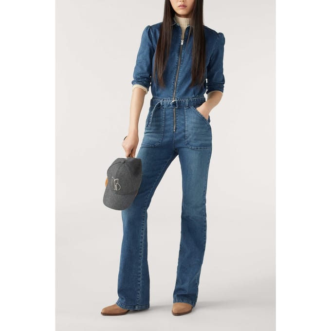 BA&SH Combinaison Sisaya Bluejeans Taglia: 42 | Tute Outlet | Donna | Blu