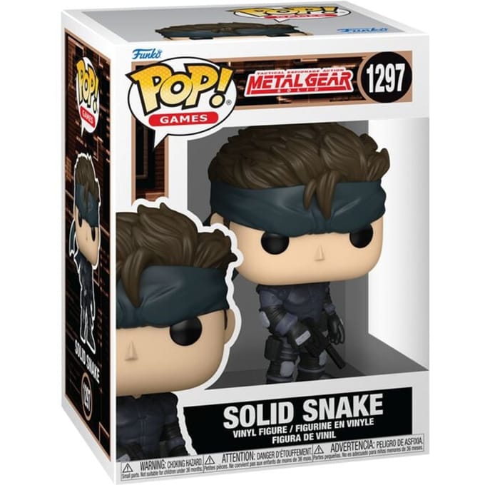 Metal Gear Solid - Solid Snake (Pop! Games) vinylfiguur 1297 - Funko Pop! - Funko Shop Europe