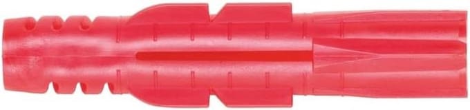 Multifunctionele pluggen - Universele pluggen - Bevestigen in muur - Verdraaiingsblokkering - 200 stuks - Rood
