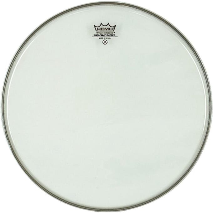 Remo Diplomat Clear 14" Tom Batter/Reso, Snare Batter - Tom vel
