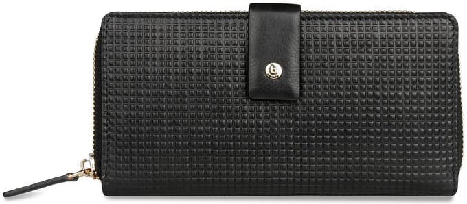 bugatti portemonnee Noemi Ladies Long Zip Wallet Black zwart
