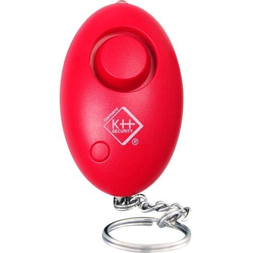 Sleutelalarm met LED voor zelfverdediging - Roze