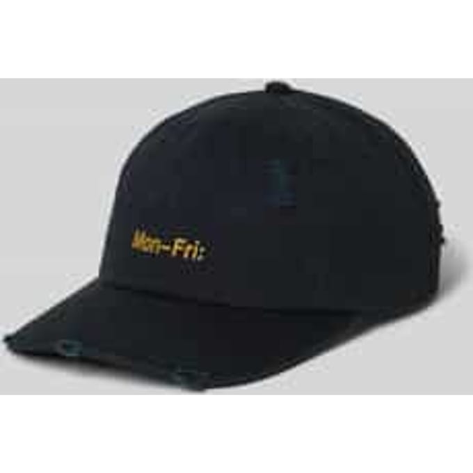 Baseballpet in used-look met stitching