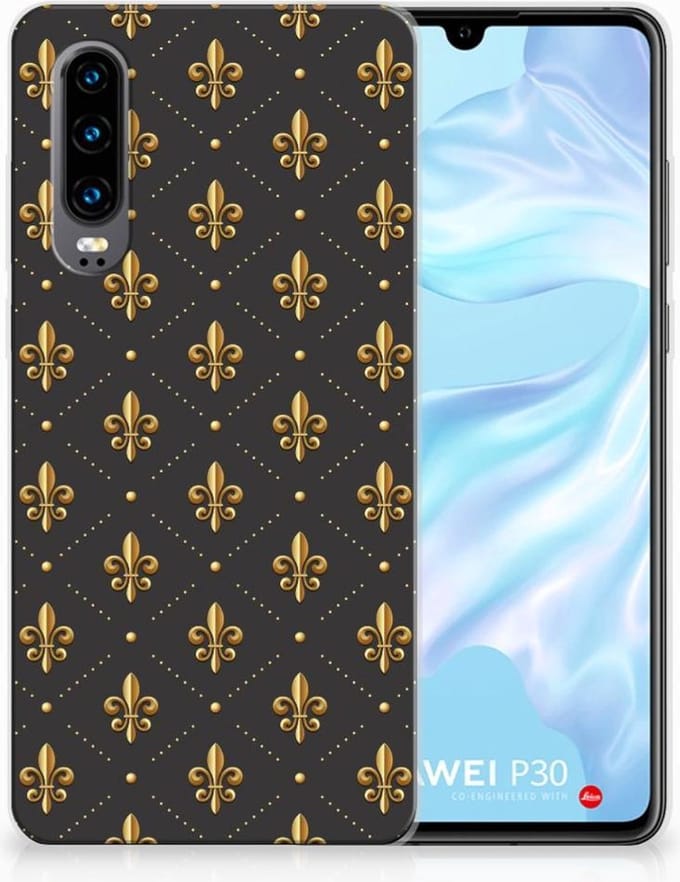 Huawei P30 TPU bumper Franse Lelie