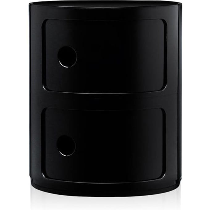 Kartell - Componibili Container - 2 elementen - zwart