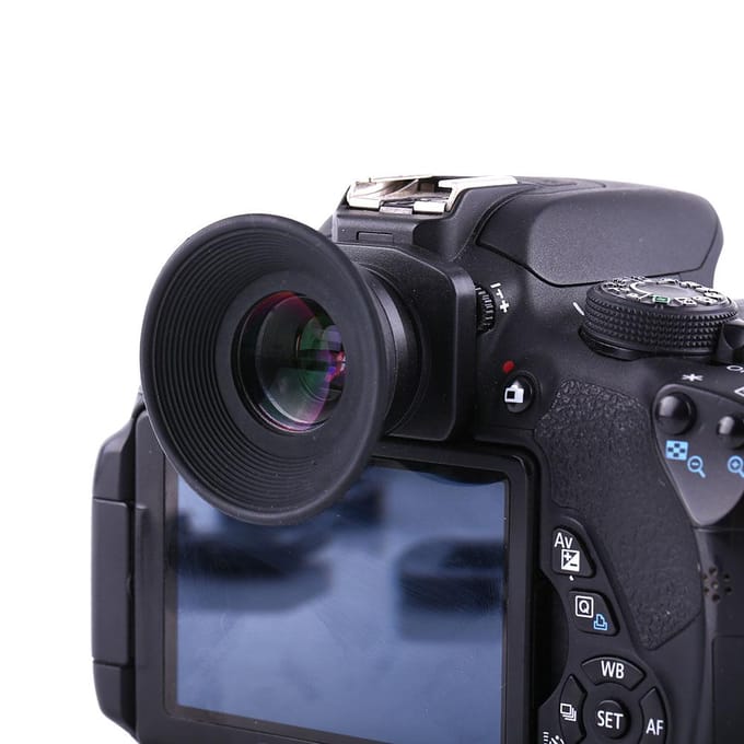 Oculaire de viseur à mise au point fixe 1,5X durable, loupe pour appareil photo reflex numérique black
