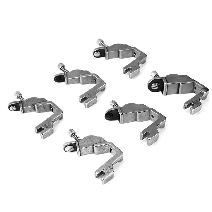 6 Stuks Elastische Druppelvoet Naaimachine Volstaal S537 Druppelvoet Accessoire gray