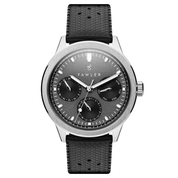 Fausto | Grijs Roestvrijstalen Horloge met Kalender