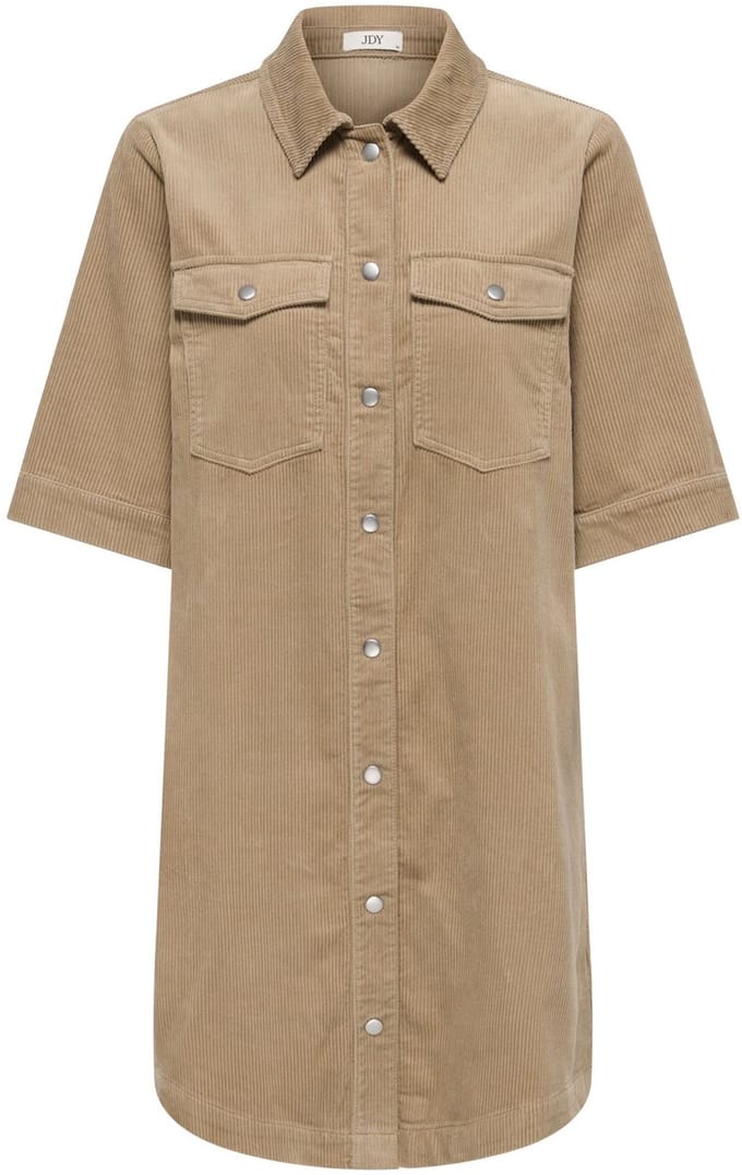 JDY - JDYSHIRAZ S/S BUTTON DRESS PNT - Dames - Mini jurken