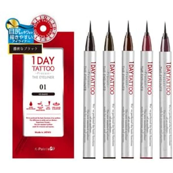 K-Palette - 1 Day Tattoo Procast The Eyeliner 02 Chocolat Brown Black
