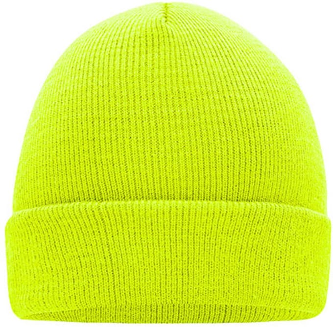 Myrtle Beach 'Knitted Cap' Beanie Felgeel