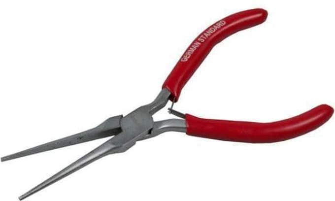 Benson Mini naaldbektang - precisiewerk - 150 mm - rood/zwart