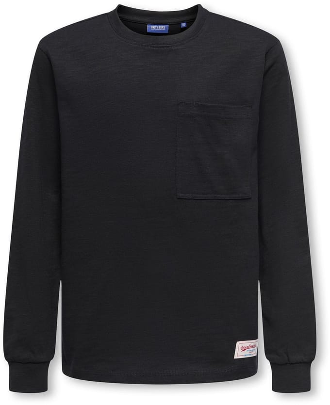 ONLY&SONS - OSJMACKEY REG LS LOGO TEE JRS - Jongens - Lange mouwen shirts