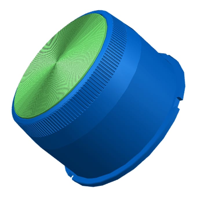 AEG knop, zwart, Ruby 140201233073