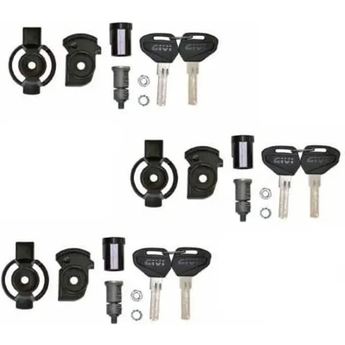 Complete 3-barrel beveiligingskit Givi