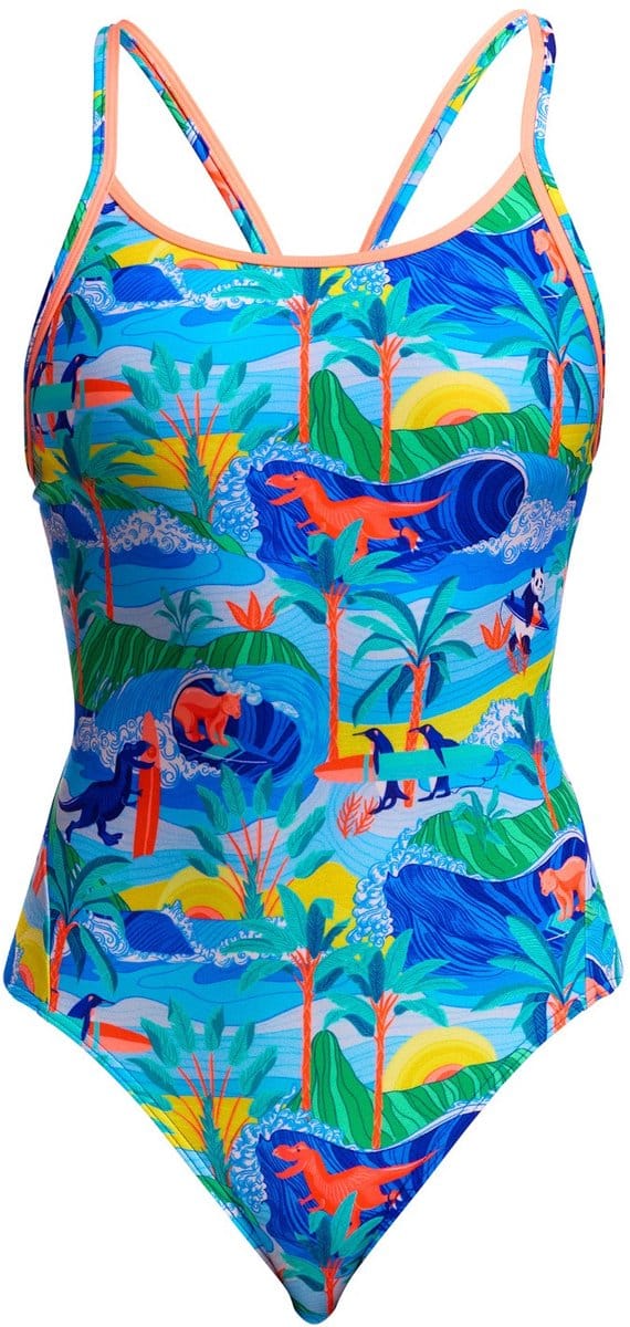Duuude Diamond back one piece - Dames | Funkita | Maat 8