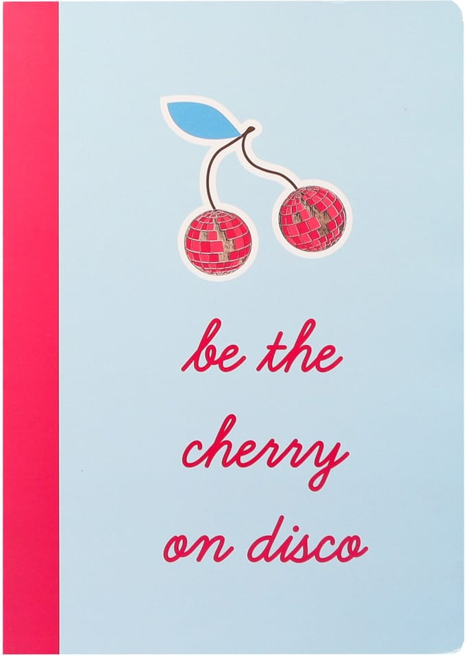 Kangaro schrift B'LOG CHERRY DISCO - formaat A4 - met ruit - met tekst - 10 stuks
