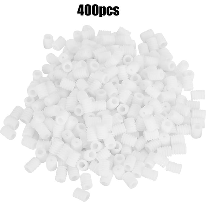 400 Stuks Verstelbare Elastische Koordgesp Multifunctionele Siliconen Mondkapje Koordstopper(Wit ) white