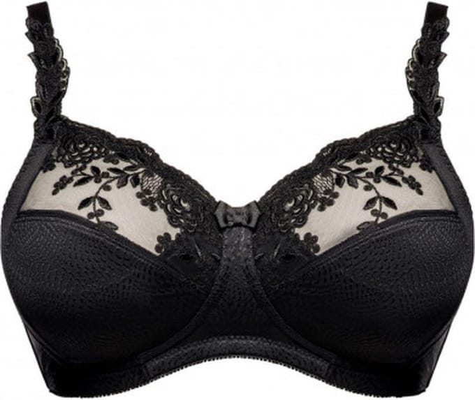 Ulla Ella BH Zonder Beugel Zwart 75 K