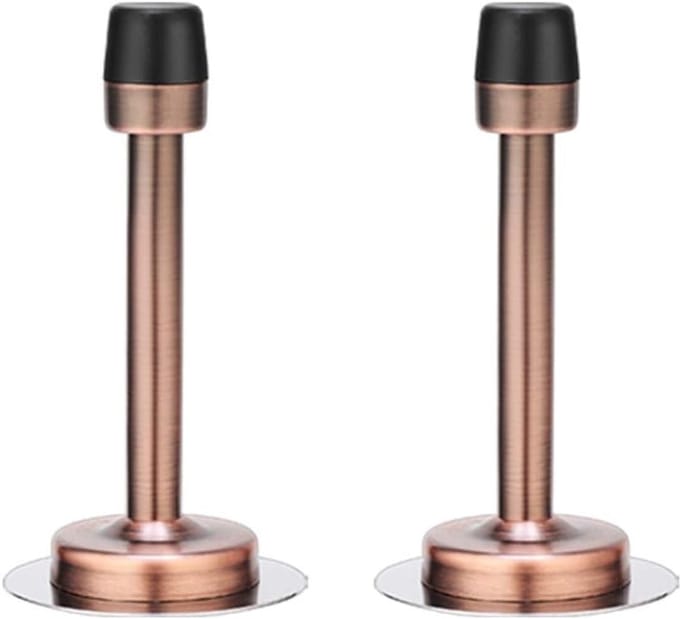 Deurstopper - Muurstopper - Bescherming Muur - Roestvrij Staal - 120mm - Zwart