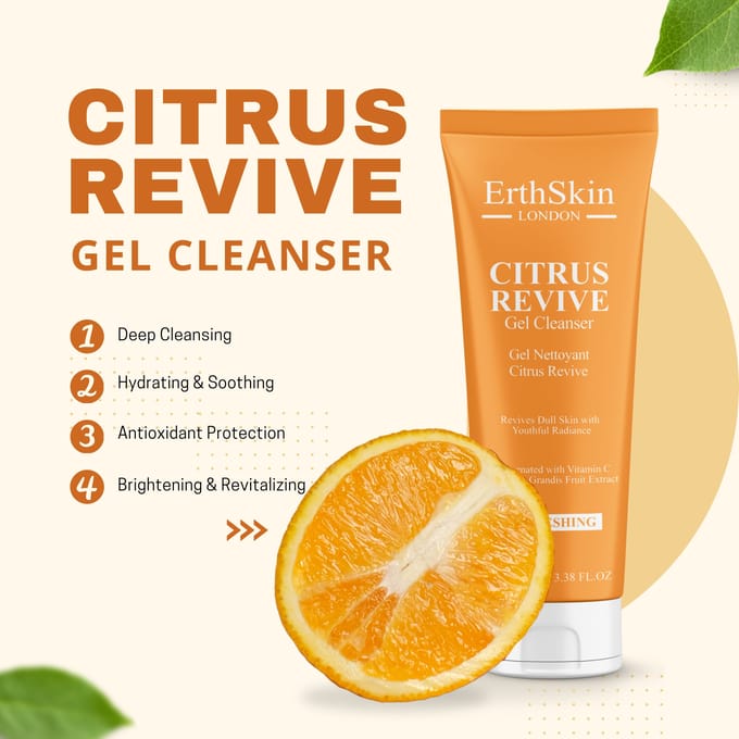 ErthSkin London CITRUS REVIVE GEL-REINIGER 100