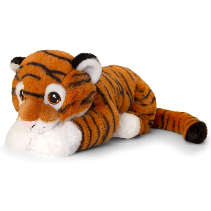 Keel Toys Pluche - Liggende Tijger 35 CM