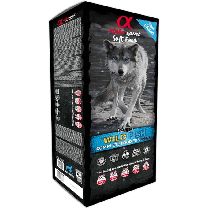 2 x 9 kg alpha spirit Complete Wild Fish Droogvoer Hond